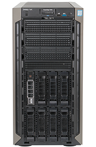 Dell T640 Tower server front of system