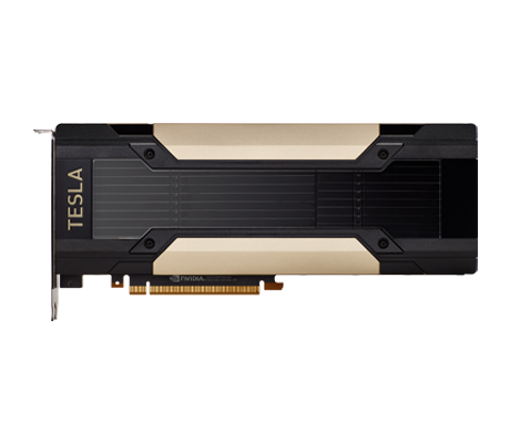 NVIDIA Tesla V100 GPU front view