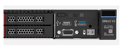 Lenovo ThinkSystem SR645 V3 Server front panel
