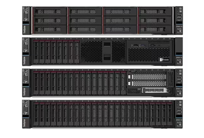 Lenovo ThinkSystem SR655 V3 Server front configurations
