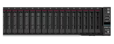Lenovo ThinkSystem SR665 V3 Server front drive bays