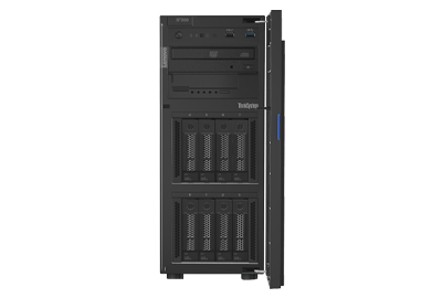 Lenovo ThinkSystem ST250 Tower Server front panel