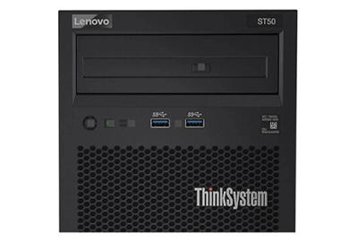 Lenovo ThinkSystem ST50 Tower Server front optical drive