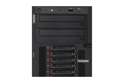 Lenovo ThinkSystem ST550 Tower Server front optical bays