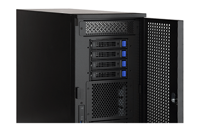 Gigabyte W291-Z00 front bays
