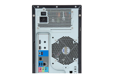 Gigabyte W332-Z00 rear ports