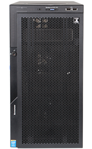 Lenovo System x3500 M5 Tower server front of system