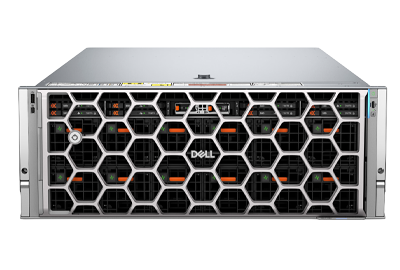 Dell PowerEdge XE7740 Server front drives view