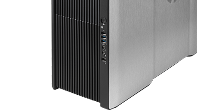 hp z820 tower workstation front detail