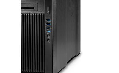 hp z840 tower workstation rear detail