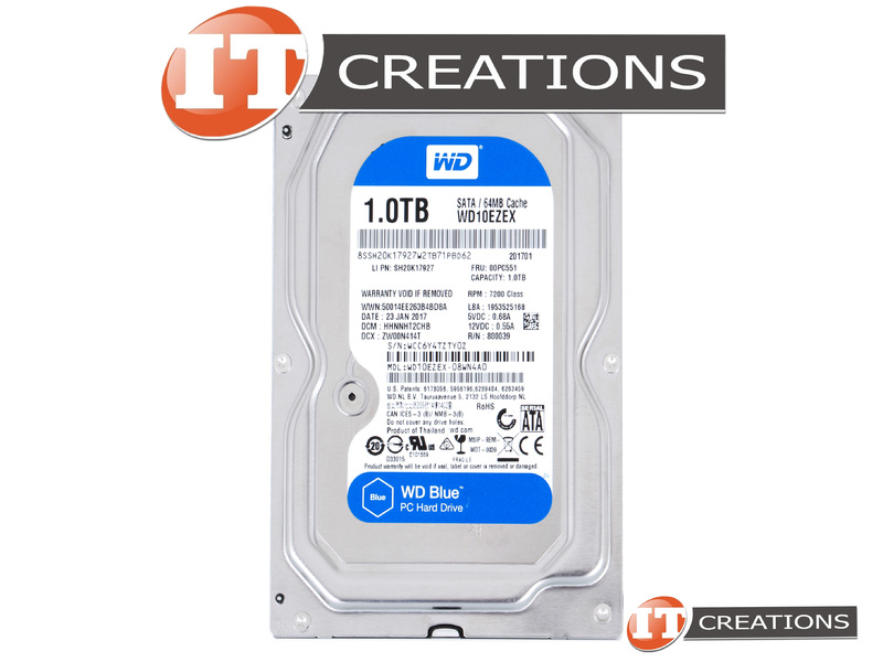 00PC551 - Used - LENOVO 1.0TB 7.2K RPM SATA III 3.5 INCH LARGE FORM ...