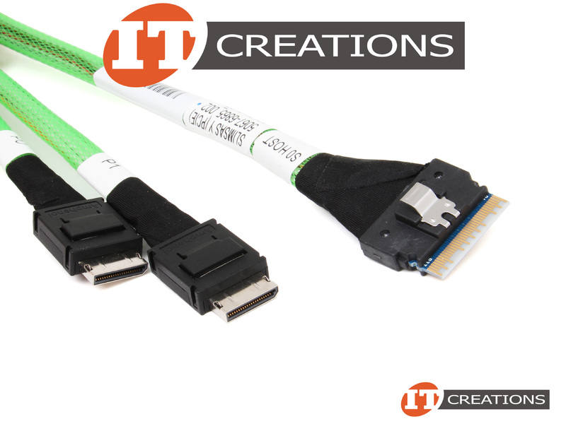 056000100 / LSI GREEN SLIMSAS TO X2 OCULINKS 1M CABLE SLIM