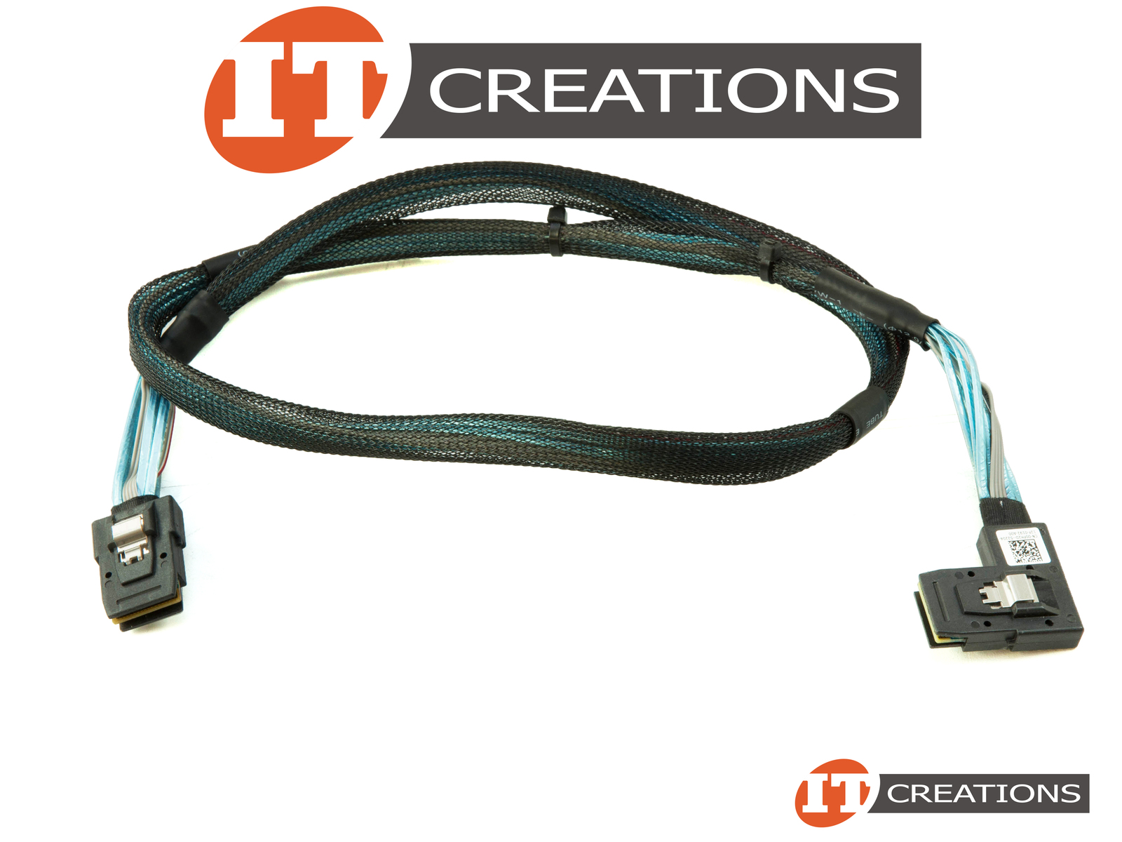 0FH2D DELL MINI SAS CABLE FOR DELL POWEREDGE T710 30 INCH SFF8087 STRAIGHT TO RIGHT ANGLE