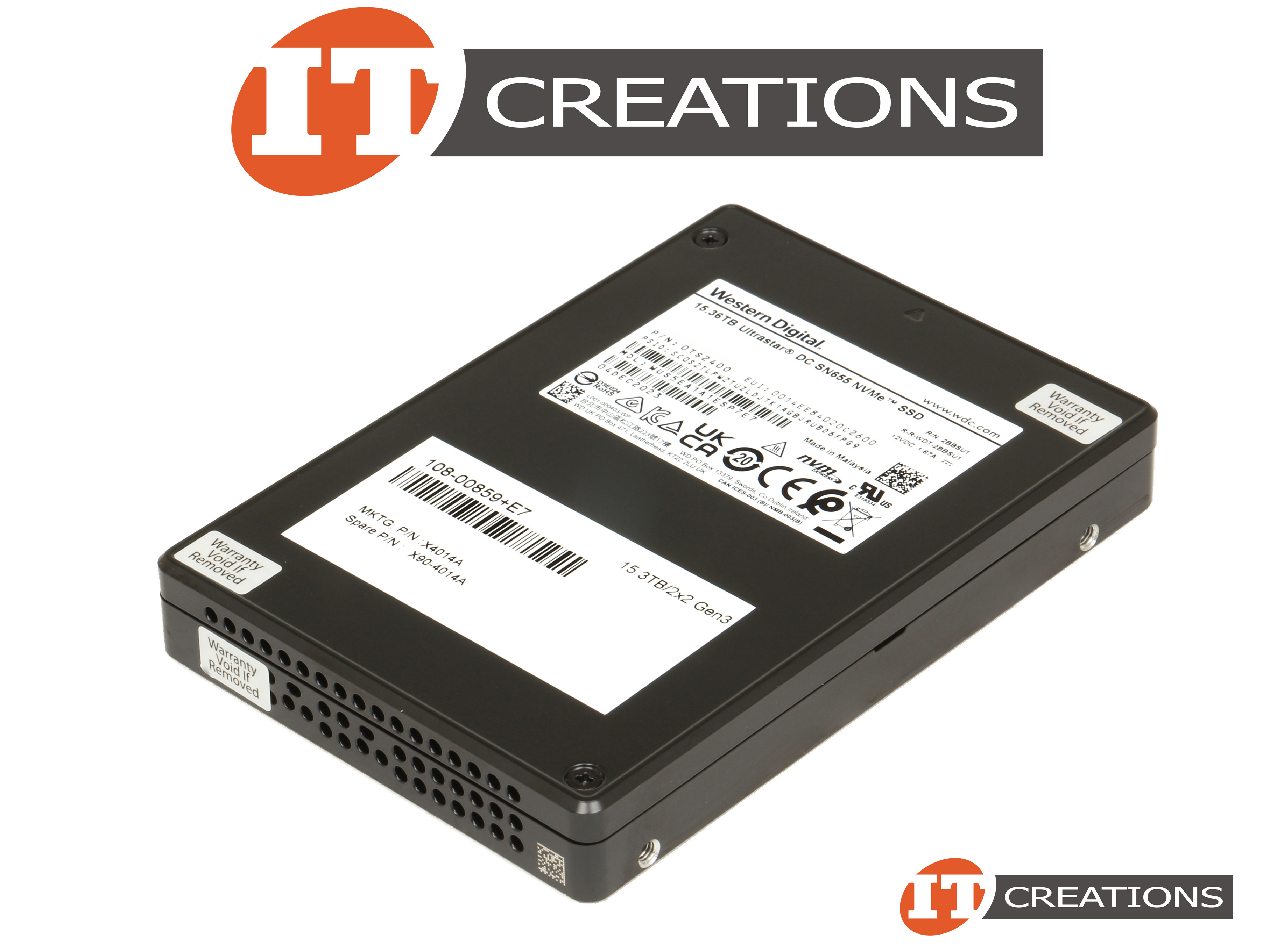 SSD NetApp X4014A 15.36To NVMe – Testé Et Garanti