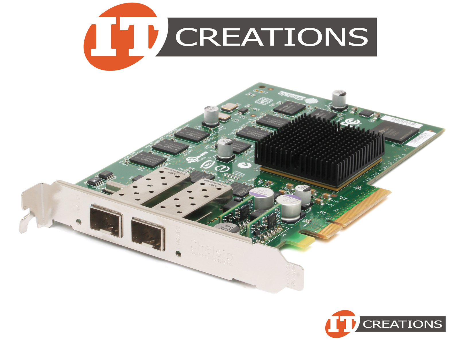 111-00603-A0-HIGH P Chelsio / Netapp 10gbe Dual Port Sfp+ PCI-E X8 ...