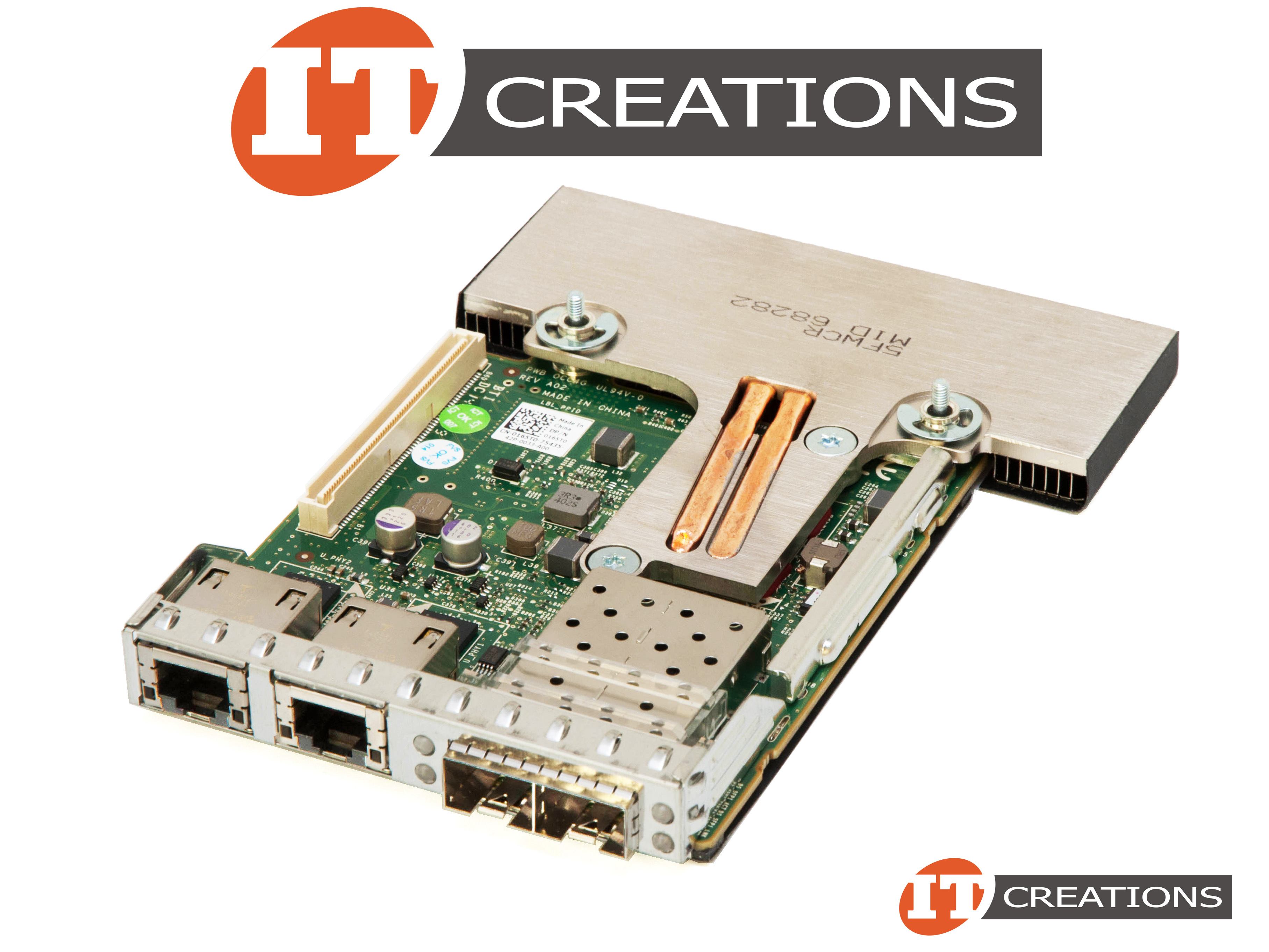 Scheda Figlia Dell Broadcom 57800 4 Porte 10Gbps SFP+ 0165T0 Scheda Figlia Dell Broadcom 57800 4 Porte 10Gbps SFP+ 0165T0