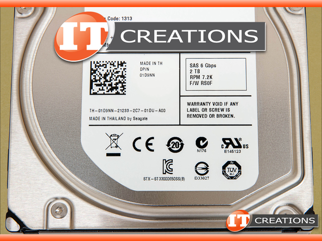 1D9NN DELL CONSTELLATION ES.2 2TB 7.2K 6GBPS SAS 3.5