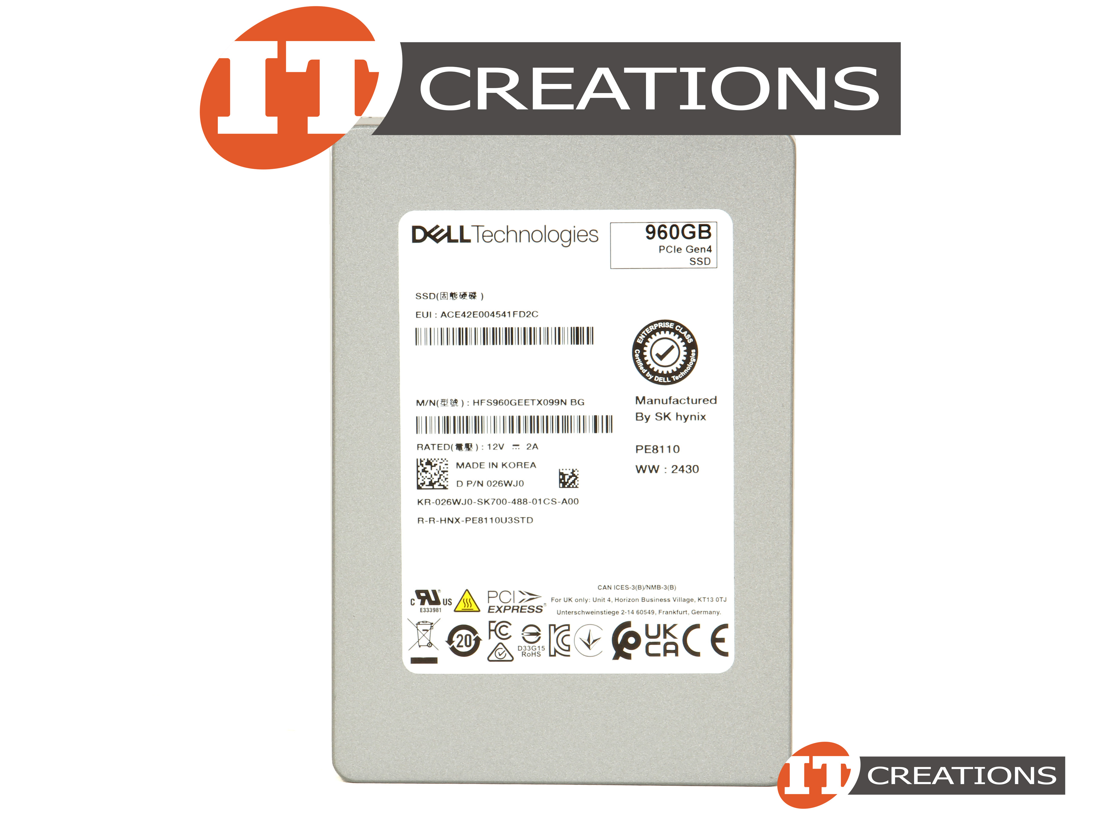 ✨GWセール中✨第4世代i3 DELL Win11 新品SSD240GB HD6 DELL 4WDXY - 1.6TB SSD SFF NVMe PCI-e Gen3 MIX MZWLL1T6HAJQ000D3