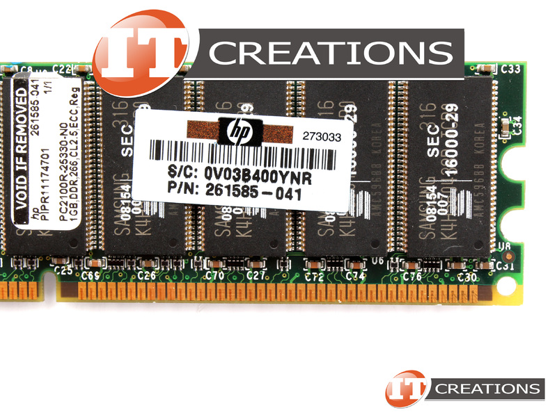 300701-001 HP/ Simpletech 1GB PC-2100r DDR-266 Registered ECC Cl2.5 184 ...