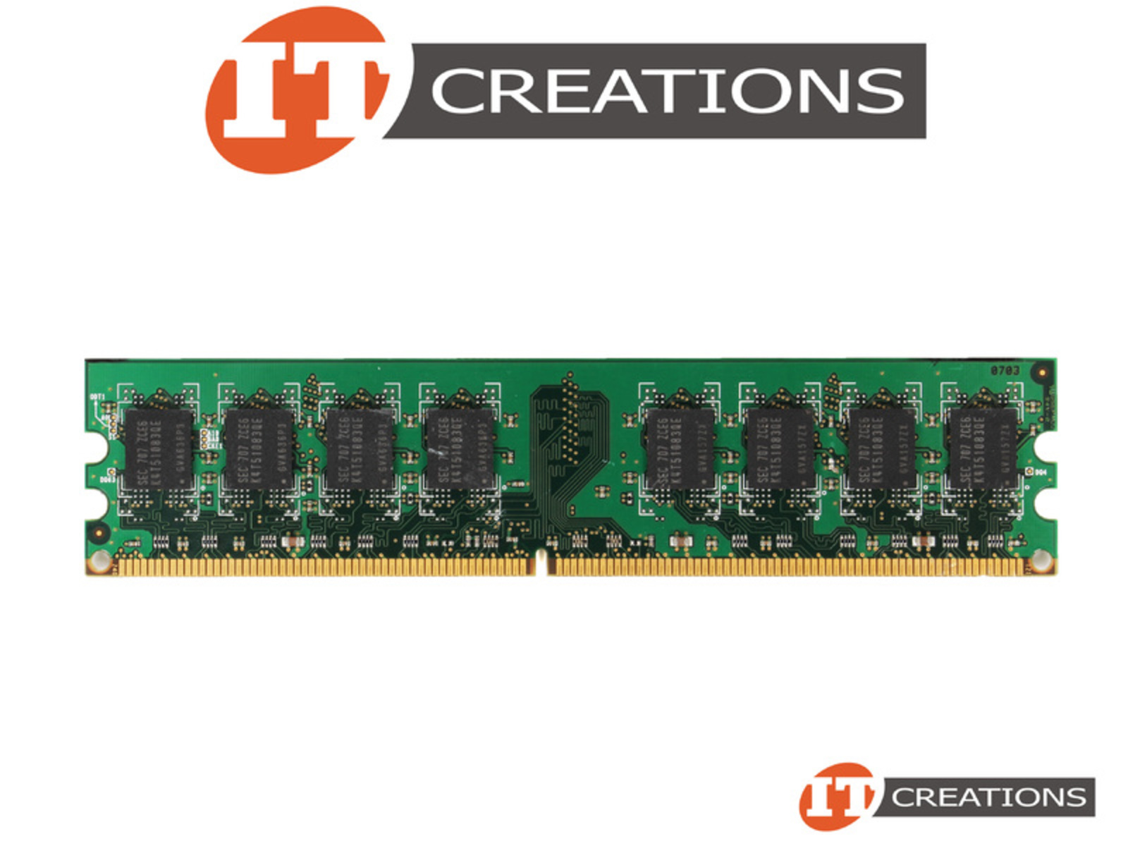 377726 888 HP 1GB PC2 5300U DDR2 667 UNBUFFERED NON ECC 2RX8 CL5 240 
