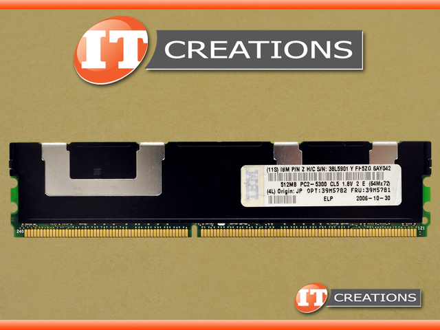 Mémoire de Serveur DDR2 8Go REG 2RX4 PC2 5300P 667Mhz O4Q81501