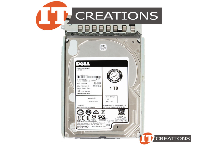 Dell 0XKGH0 1TB 7.2K SAS 2.5 6G 9XU268-251 SED