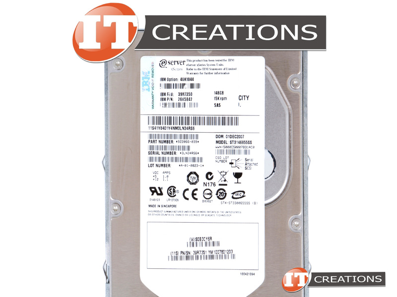 40K1044 New Other IBM 146GB 15K RPM SAS 3.5 INCH LARGE FORM FACTOR
