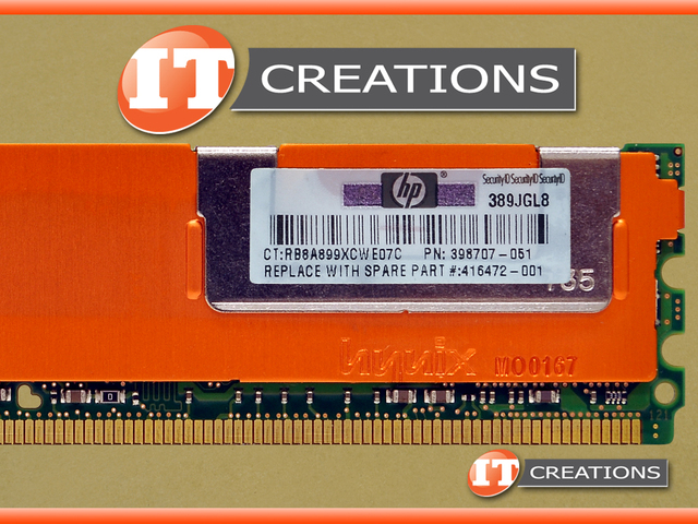 Refurbished HP ProLiant 32GB (4 x 8GB DIMMS) PC2-5300F ECC Memory RAM