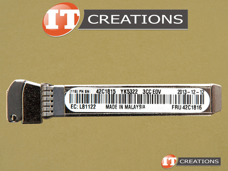 42C1815 IBM / QLOGIC 10GB SMART FORM FACTOR PLUGGABLE PLUS SFP+ SR
