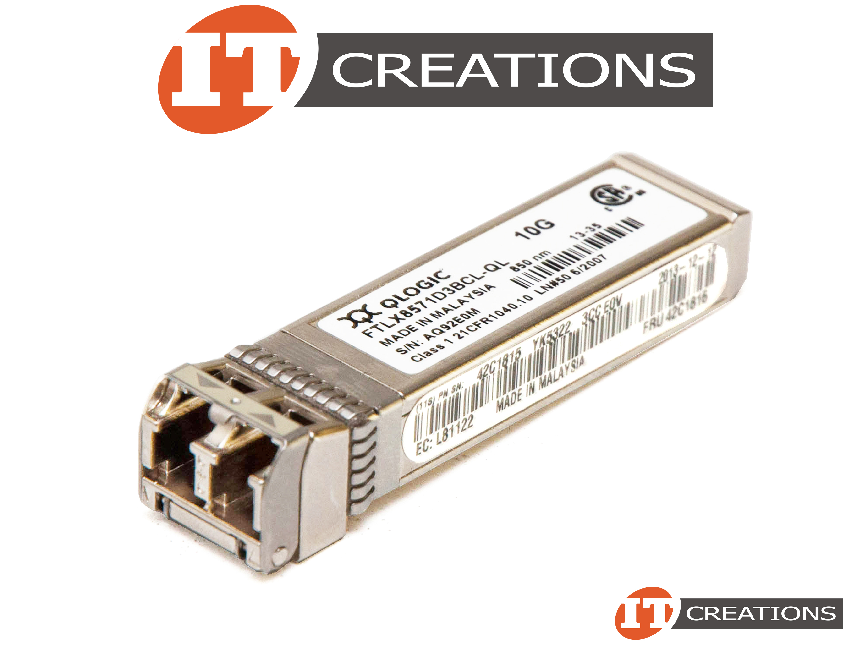 42C1816 IBM / QLOGIC 10GB SMART FORM FACTOR PLUGGABLE PLUS SFP+ SR