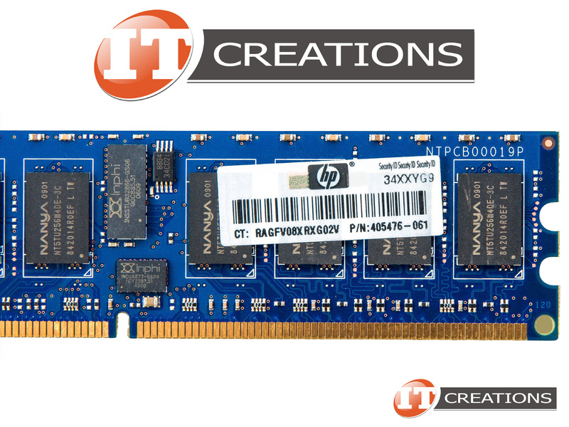 Kit 32Go RAM HP 405476-051 - 16 X 2Go DDR2-667 ECC, Occasion