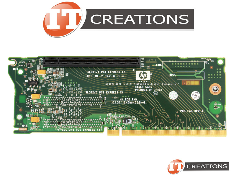 HP PCI RISER BOARD 3 SLOT 1 X8 PCI-E 2 X4 RISER CARD (451278-001)