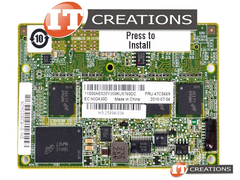 47C8669 IBM 4GB FLASH / RAID 5 UPGRADE FOR LENOVO SYSTEM X3650 M5