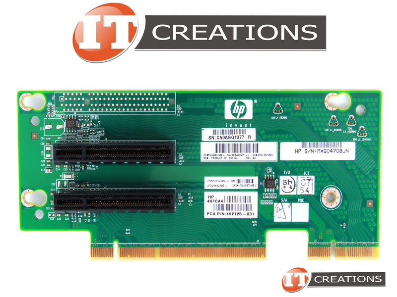 492125001 HP RISER CARD 2 FOR HP PROLIANT DL180 G6 FOR RISER SLOT 2