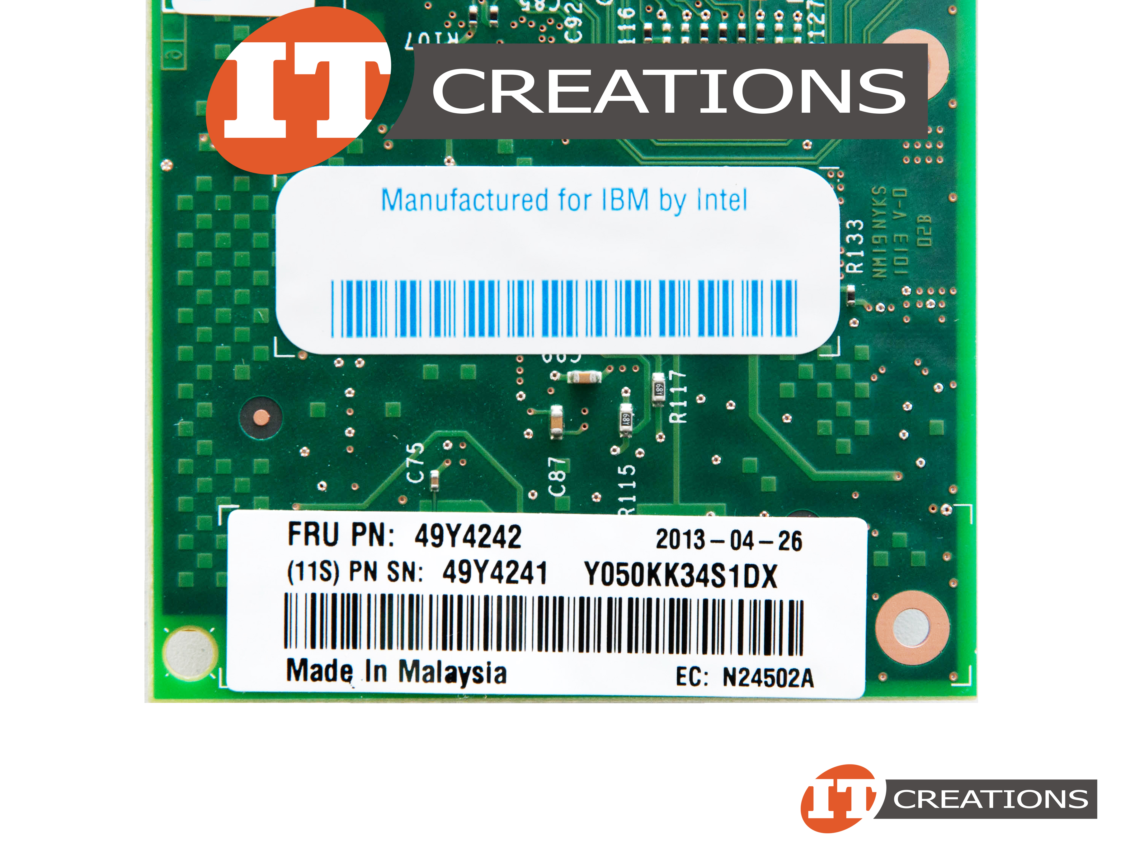 IBM Scheda Di Rete Ethernet 49Y4242 - Quad Port Server ADP