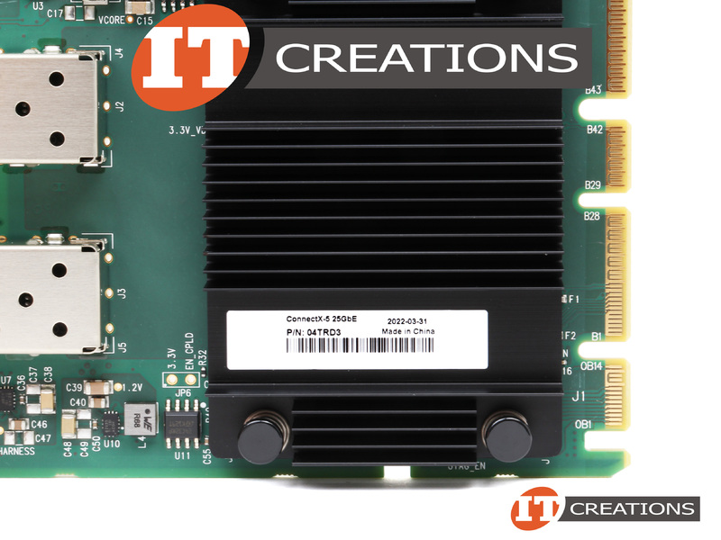Dell Mellanox ConnectX-4 CX455A 100GbE QSFP28 NIC – Single Port, Low Profile, JJN39