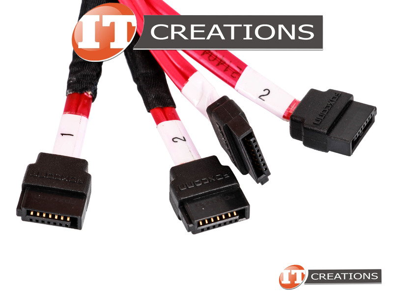 4N3Z301 HP RED FLAT DUAL SATA DATA CABLE ASSEMBLY FOR HP PROLIANT