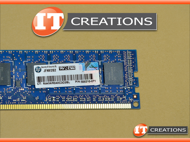 Barrette Mémoire RAM 4GB DDR3L ECC - Réf HMT351U7CFR8A-H9, Compatible Serveur HP, PC3L-10600E, Occasion