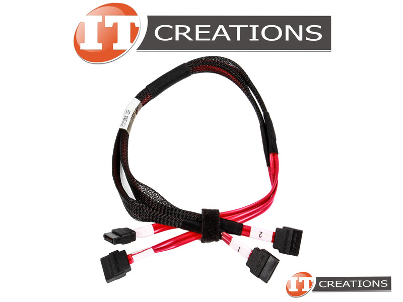 581675001 HP RED FLAT DUAL SATA DATA CABLE ASSEMBLY FOR HP PROLIANT