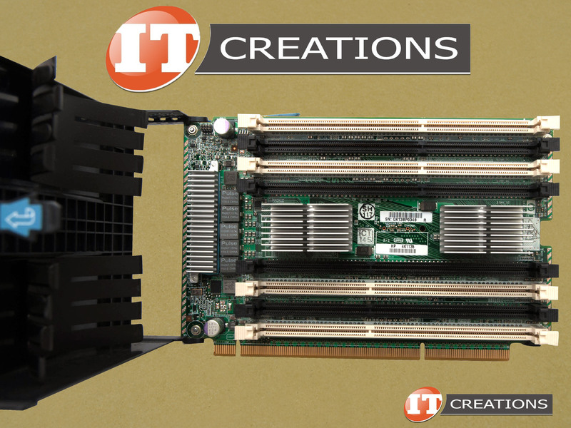 595852-002 HP Memory Riser Card 8 Dimm Slot For HP Proliant
