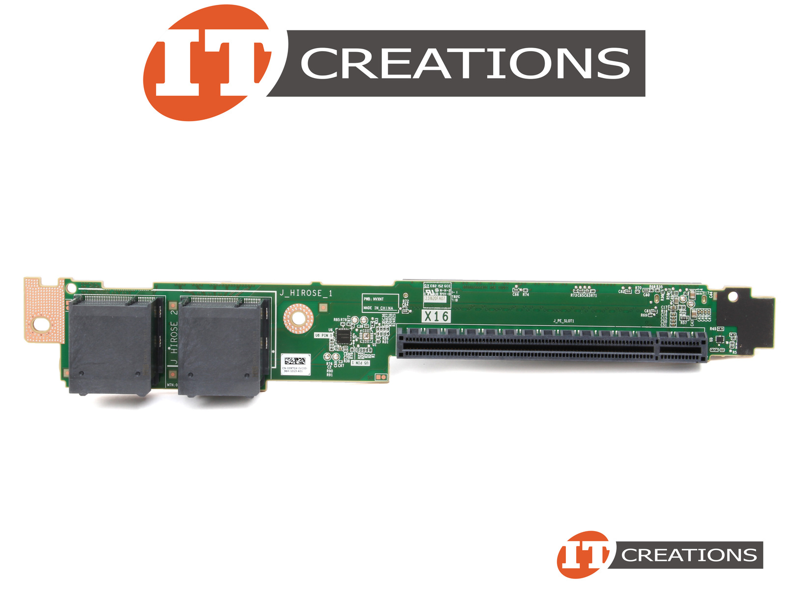 59TGX DELL 2x16 Riser2 Board For DELL EMC Poweredge R750xa / R7525 ...