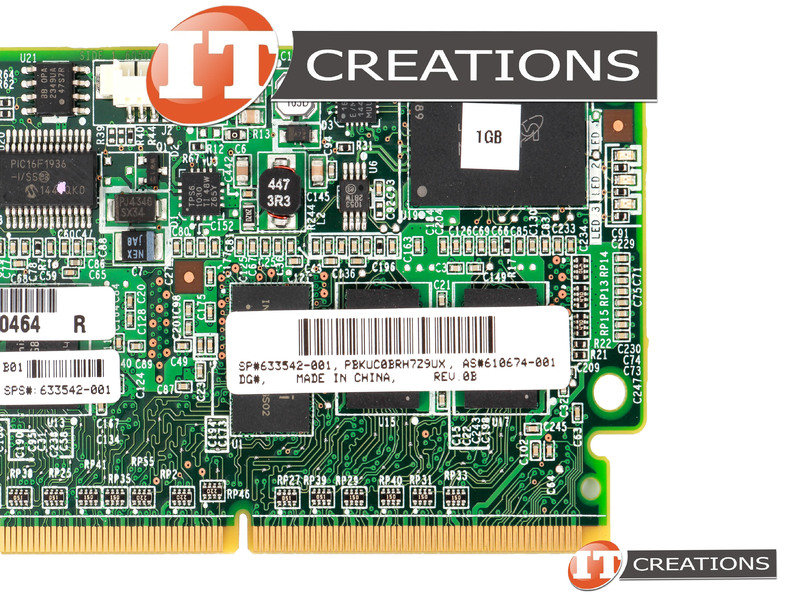 633542-001 HP 1GB DDR3-1600 FLASH BACKED WRITE CACHE ( FBWC ) MINI DIMM ...
