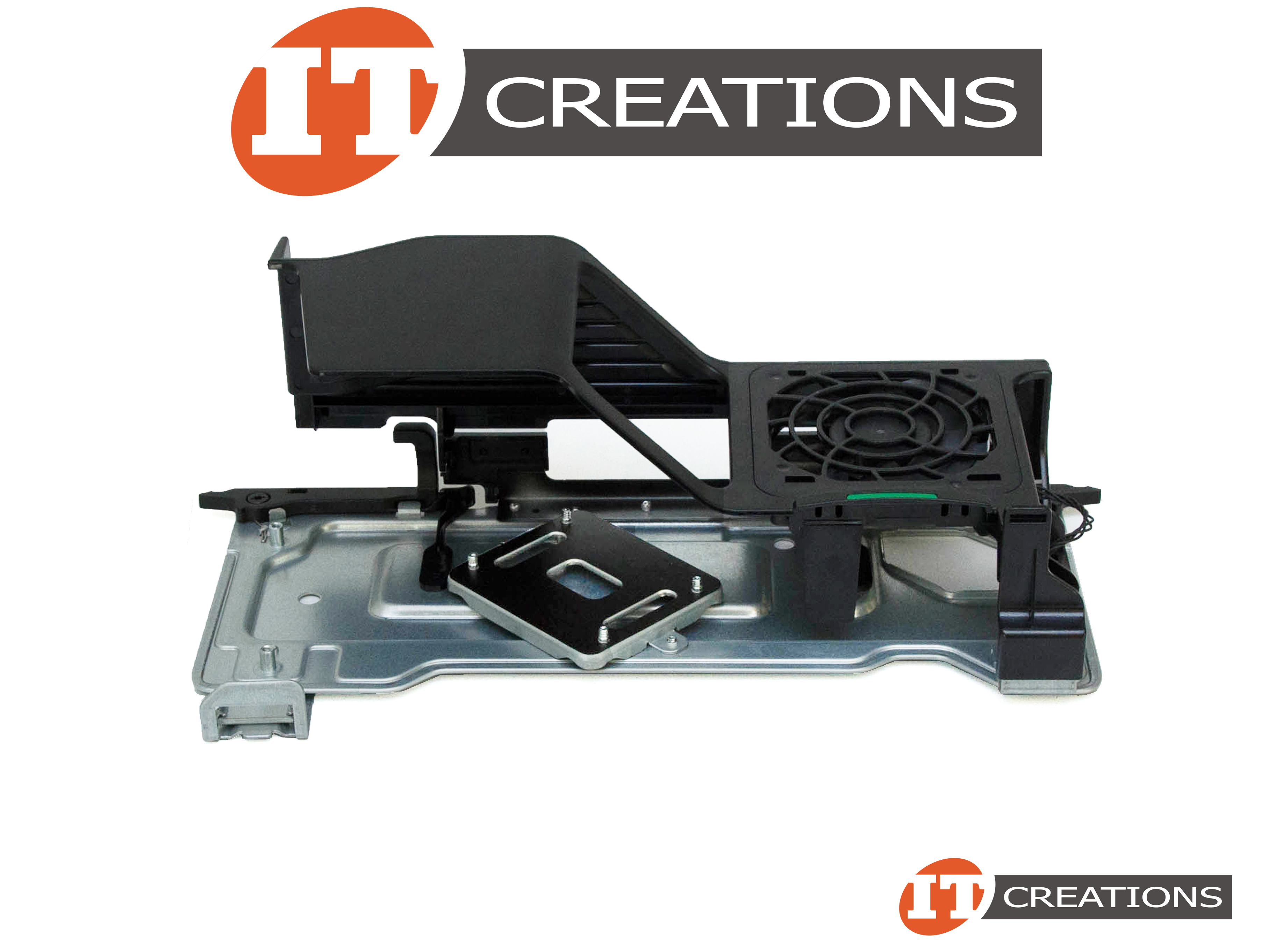 653906-001 HP RISER COOLING FAN AND METAL BRACKET FOR HP Z620 ...