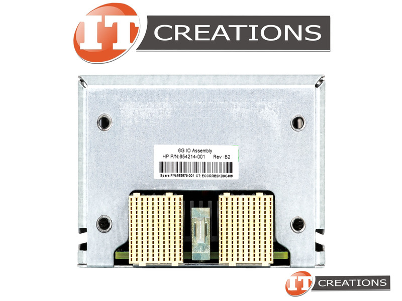 654214-001 HP INPUT-OUTPUT 6GB I/O MODULE FOR HPE D6000 DISK ENCLOSURE ...