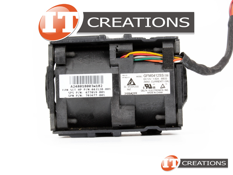 Fan Module 4056 677059-001 HP FAN NHP 4056 DUAL ROTOR FOR HP PROLIANT DL160 G8