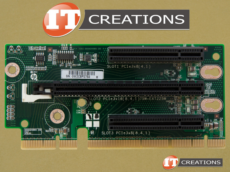HP DL380e 3-Slot PCIe Riser Board 647402-001 684897-001 Renewed 