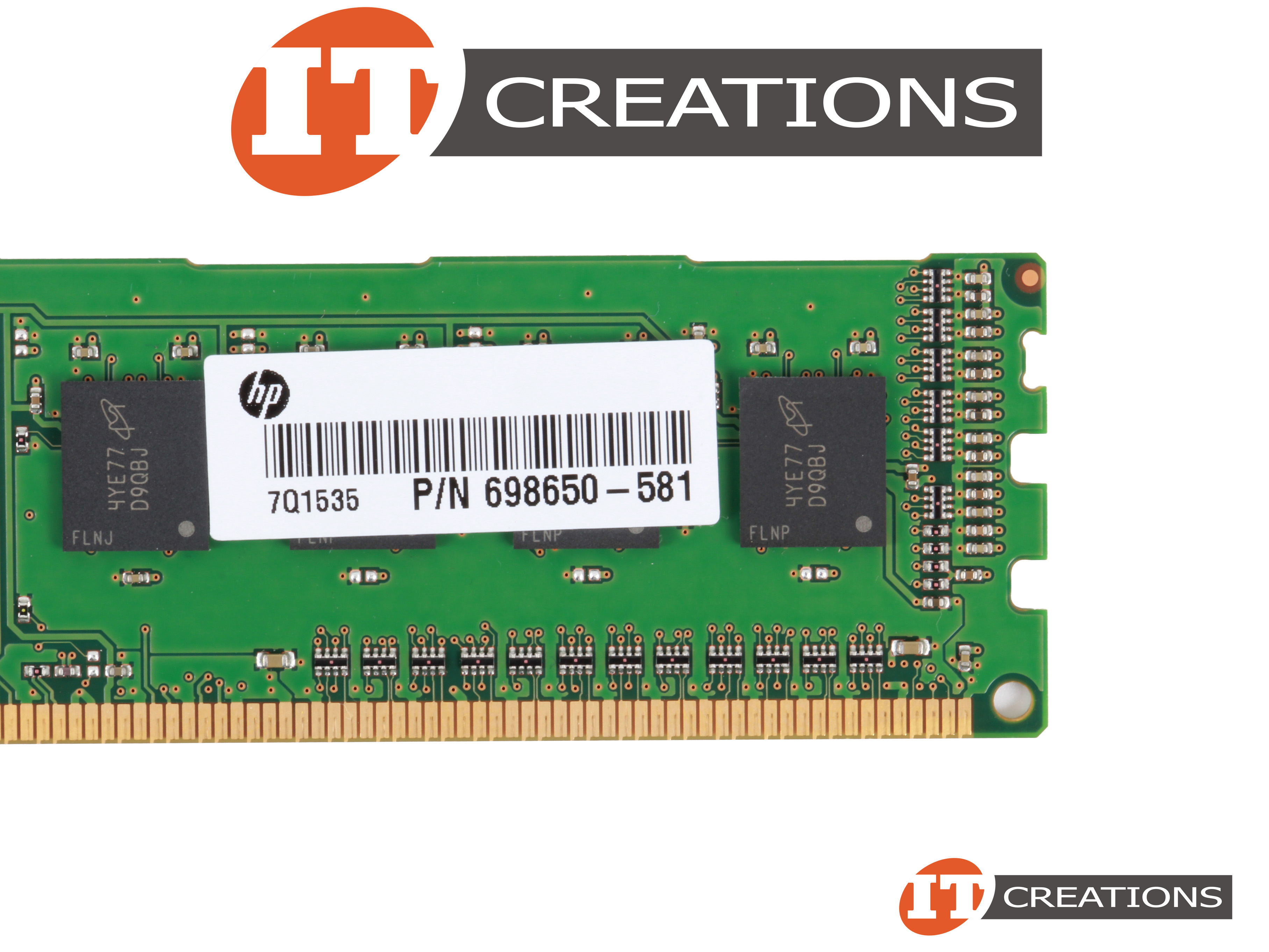 698650-581 HP / SK HYNIX 4GB PC3-12800U DDR3-1600 UNBUFFERED NON 