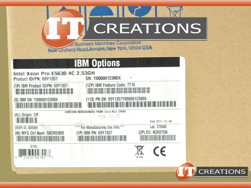 69Y1351-RETAIL - Retail - IBM CPU KIT INTEL XEON QUAD CORE PROCESSOR ...