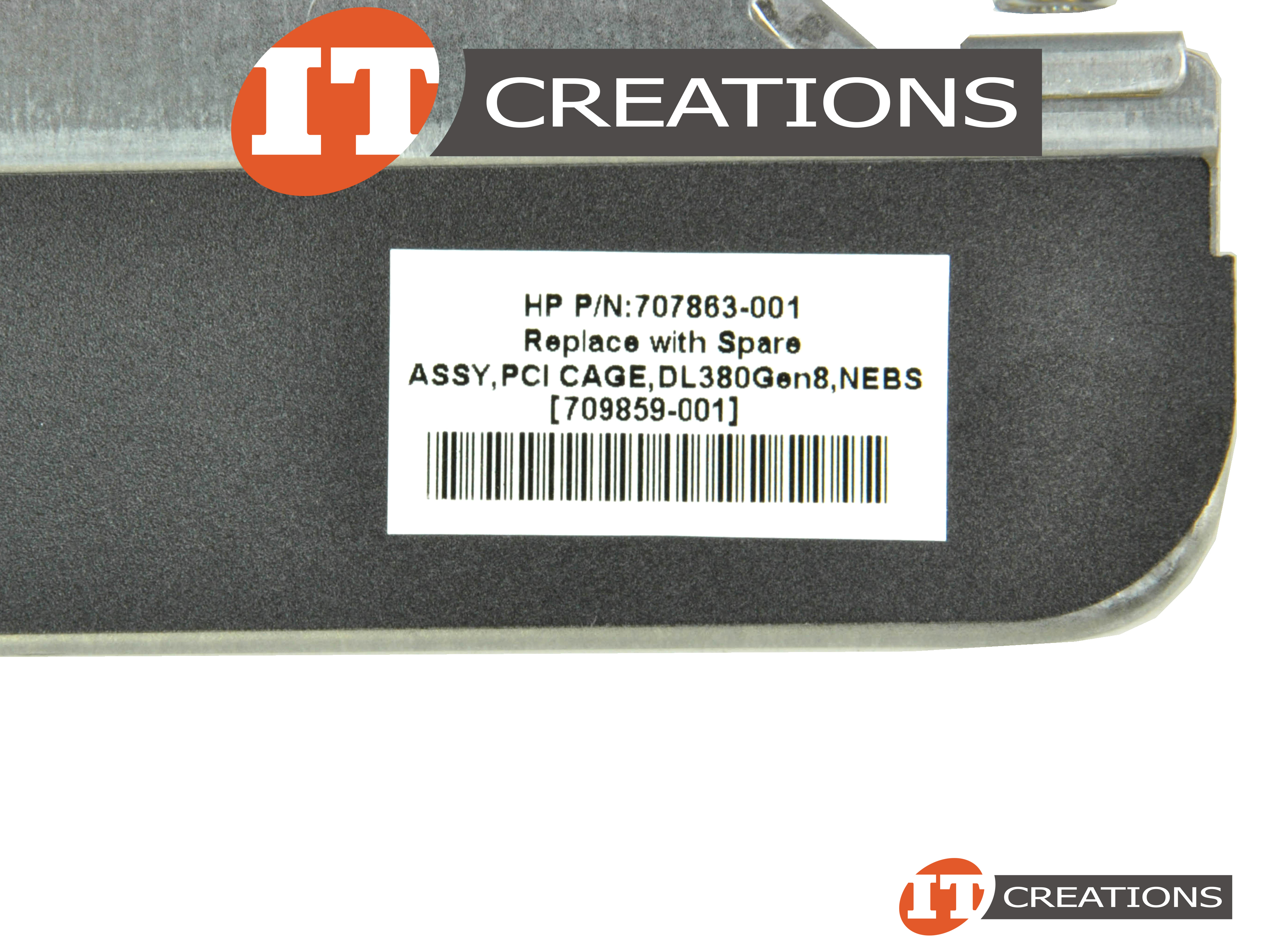 709859-001 HP PCI RISER CAGE NEBS CONVERSION CAGE KIT FOR HP PROLIANT ...