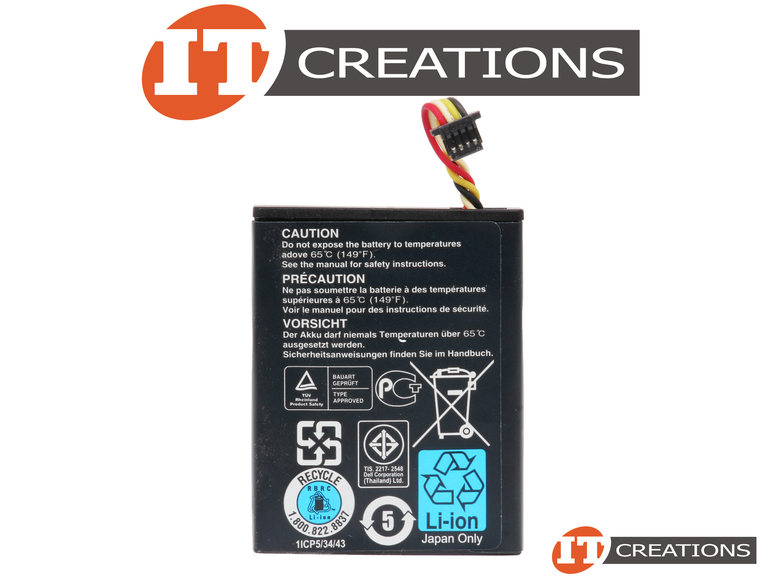 70K80 DELL RECHARGEABLE LI-ION PERC BATTERY FOR DELL COMPELLENT SC8000 ...